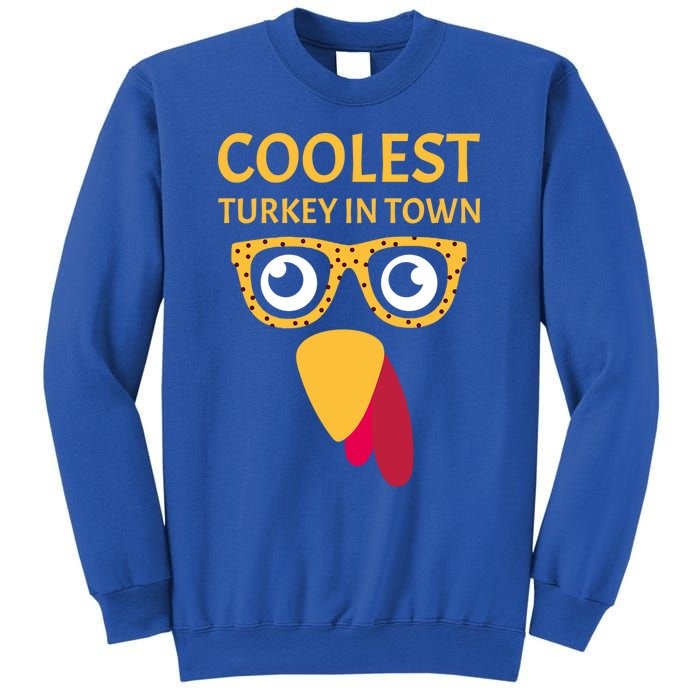 Coolest Turkey In Town Turkish Nose Glasses Disguise Gift Sweatshirt