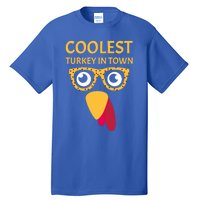 Coolest Turkey In Town Turkish Nose Glasses Disguise Gift Tall T-Shirt