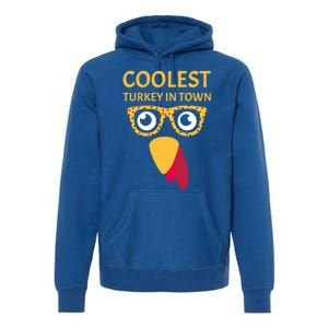 Coolest Turkey In Town Turkish Nose Glasses Disguise Gift Premium Hoodie