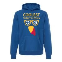 Coolest Turkey In Town Turkish Nose Glasses Disguise Gift Premium Hoodie