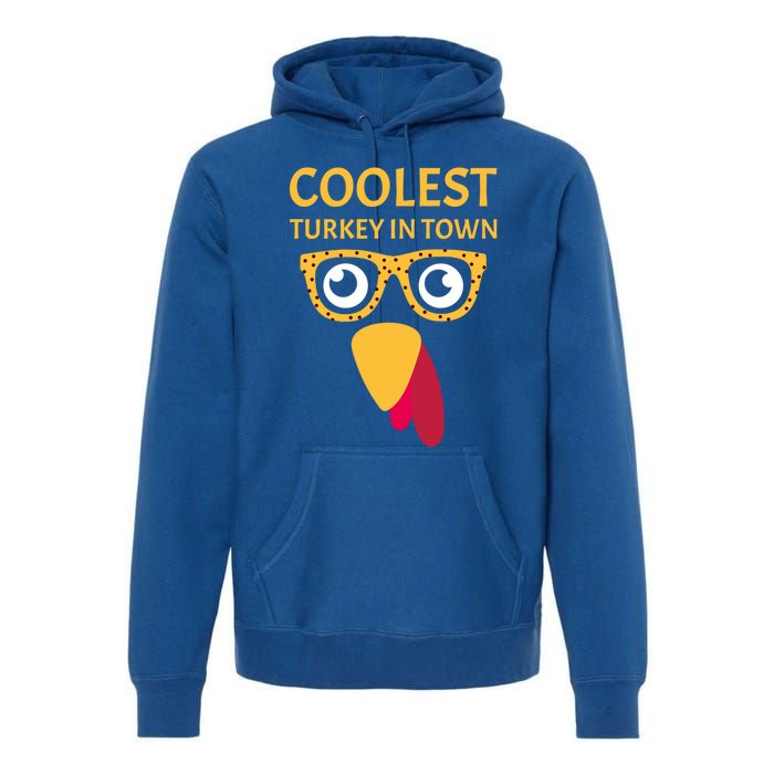 Coolest Turkey In Town Turkish Nose Glasses Disguise Gift Premium Hoodie