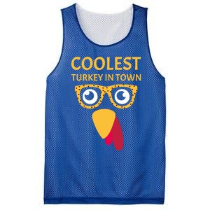 Coolest Turkey In Town Turkish Nose Glasses Disguise Gift Mesh Reversible Basketball Jersey Tank