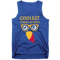 Coolest Turkey In Town Turkish Nose Glasses Disguise Gift Tank Top