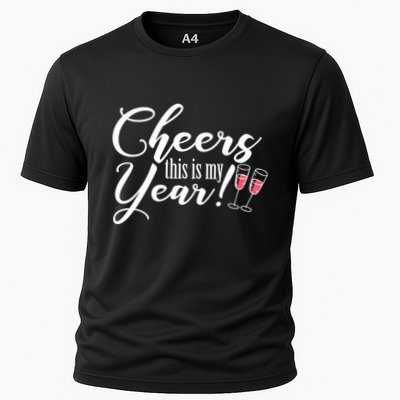Cheers This Is My Year Happy New Year New Years Eve Gift Performance Shirt