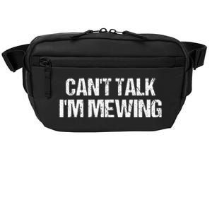 CanT Talk IM Mewing Funny Crossbody Pack