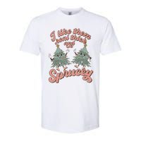 Christmas Tree I Like Them Real Thick And Sprucey Xmas Softstyle CVC T-Shirt