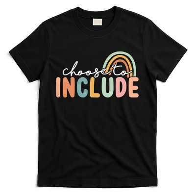 Choose To Include For Autism Teacher Special Education SPED T-Shirt