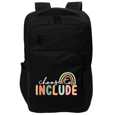 Choose To Include For Autism Teacher Special Education SPED Impact Tech Backpack