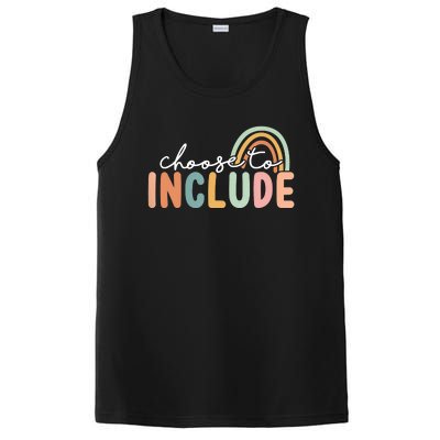 Choose To Include For Autism Teacher Special Education SPED PosiCharge Competitor Tank