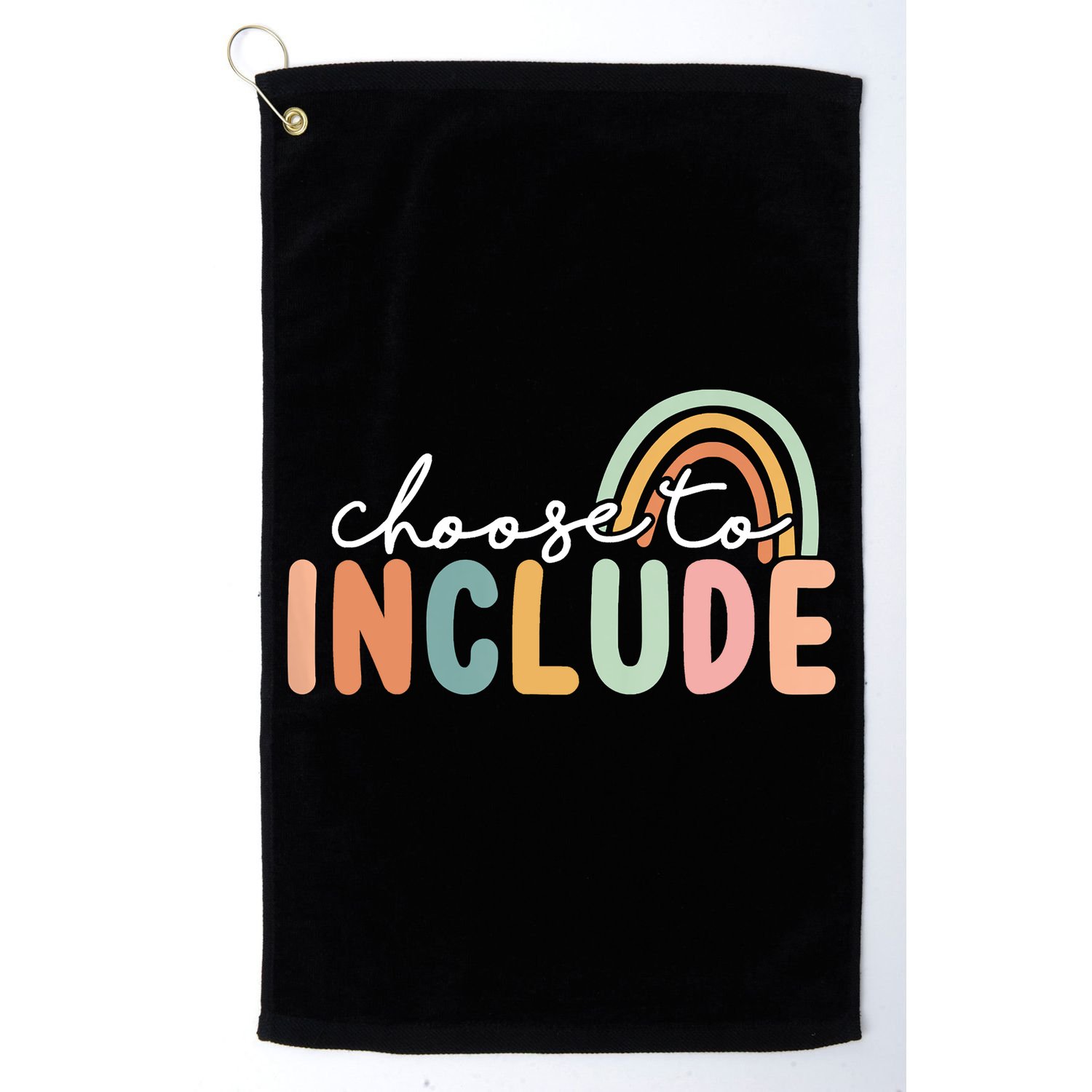Choose To Include For Autism Teacher Special Education SPED Golf Towel