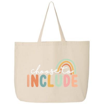 Choose To Include For Autism Teacher Special Education SPED 25L Jumbo Tote