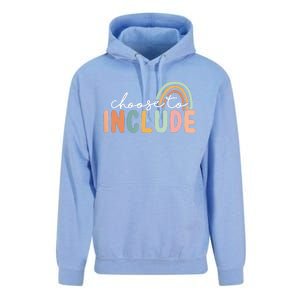 Choose To Include For Autism Teacher Special Education SPED Unisex Surf Hoodie