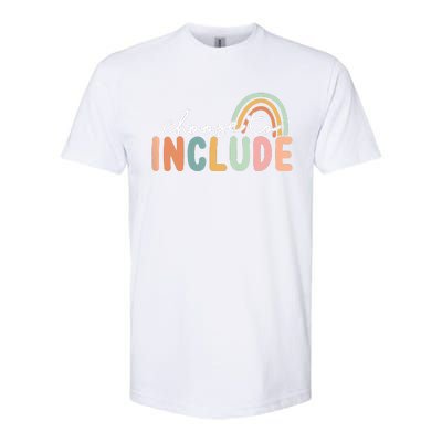 Choose To Include For Autism Teacher Special Education SPED Softstyle CVC T-Shirt