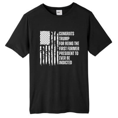 Congrats Trump Indicted, Show Your Dislike For Trump Tall Fusion ChromaSoft Performance T-Shirt