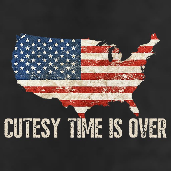 Cutesy Time Is Over American Flag Patriotic Conservative Adult Drive Performance Visor