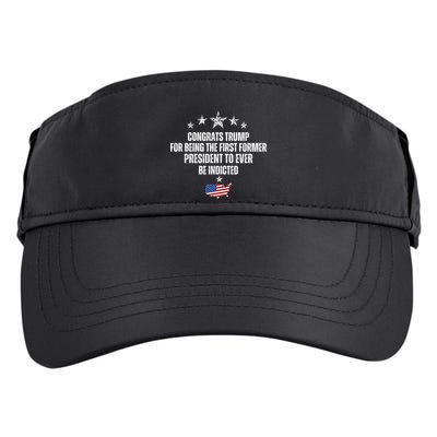 Congrats Trump Indicted, Funny Trump Indictment Adult Drive Performance Visor