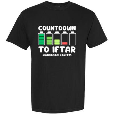 Countdown To Iftar Funny Ramadan Ramadan Mubarak Kareem Gift Garment-Dyed Heavyweight T-Shirt