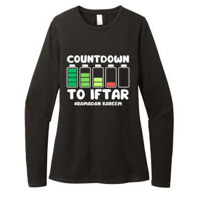 Countdown To Iftar Funny Ramadan Ramadan Mubarak Kareem Gift Womens CVC Long Sleeve Shirt