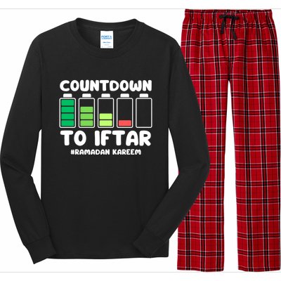 Countdown To Iftar Funny Ramadan Ramadan Mubarak Kareem Gift Long Sleeve Pajama Set