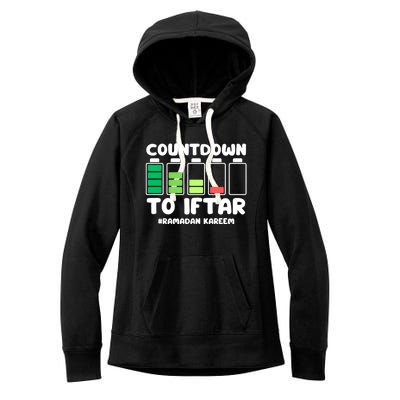 Countdown To Iftar Funny Ramadan Ramadan Mubarak Kareem Gift Women's Fleece Hoodie