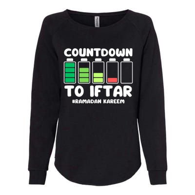 Countdown To Iftar Funny Ramadan Ramadan Mubarak Kareem Gift Womens California Wash Sweatshirt