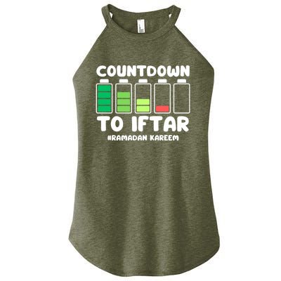 Countdown To Iftar Funny Ramadan Ramadan Mubarak Kareem Gift Women’s Perfect Tri Rocker Tank