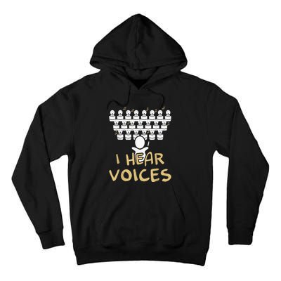 Choir Teacher I Hear Voices Funny Tee Chorister Tall Hoodie