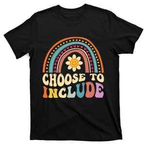 Choose To Include For Autism Teacher Special Education SPED T-Shirt