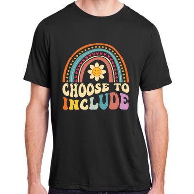 Choose To Include For Autism Teacher Special Education SPED Adult ChromaSoft Performance T-Shirt