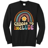 Choose To Include For Autism Teacher Special Education SPED Tall Sweatshirt