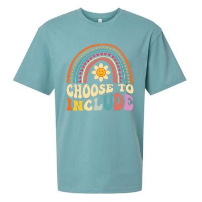 Choose To Include For Autism Teacher Special Education SPED Sueded Cloud Jersey T-Shirt