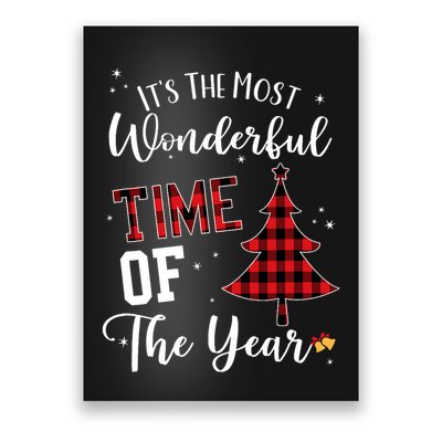 Christmas Trees ItS The Most Wonderful Time Of The Year Poster