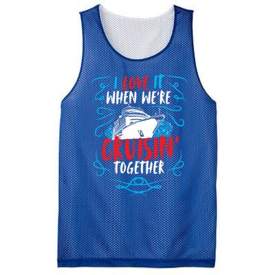 Cruisin Together I Cruise Ship Cruise Boat Cruise Cool Gift Mesh Reversible Basketball Jersey Tank