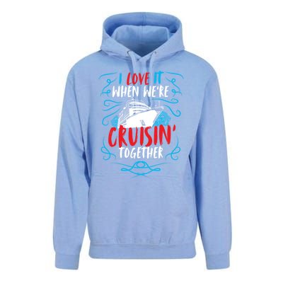 Cruisin Together I Cruise Ship Cruise Boat Cruise Cool Gift Unisex Surf Hoodie