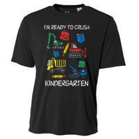 Construction Trucks Im Ready To Crush Kindergarten Kids Cooling Performance Crew T-Shirt