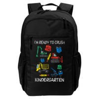 Construction Trucks Im Ready To Crush Kindergarten Kids Daily Commute Backpack