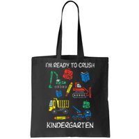 Construction Trucks Im Ready To Crush Kindergarten Kids Tote Bag