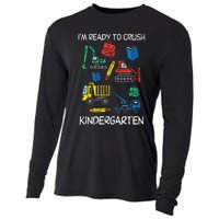 Construction Trucks Im Ready To Crush Kindergarten Kids Cooling Performance Long Sleeve Crew