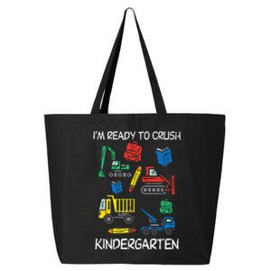 Construction Trucks Im Ready To Crush Kindergarten Kids 25L Jumbo Tote