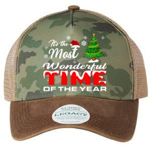 Christmas Trees ItS The Most Wonderful Time Of The Year Legacy Tie Dye Trucker Hat