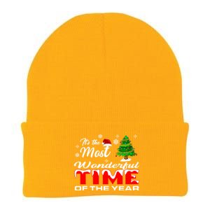 Christmas Trees ItS The Most Wonderful Time Of The Year Knit Cap Winter Beanie