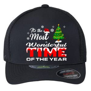 Christmas Trees ItS The Most Wonderful Time Of The Year Flexfit Unipanel Trucker Cap