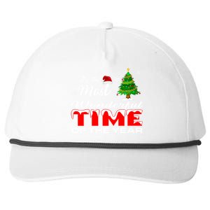 Christmas Trees ItS The Most Wonderful Time Of The Year Snapback Five-Panel Rope Hat