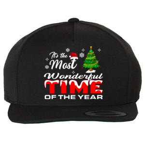 Christmas Trees ItS The Most Wonderful Time Of The Year Wool Snapback Cap