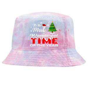 Christmas Trees ItS The Most Wonderful Time Of The Year Tie-Dyed Bucket Hat