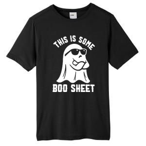 Cute This Is Some Boo Sheet Halloween Funny Ghost Gift Tall Fusion ChromaSoft Performance T-Shirt