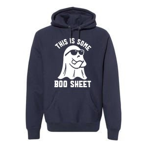 Cute This Is Some Boo Sheet Halloween Funny Ghost Gift Premium Hoodie