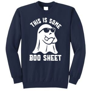 Cute This Is Some Boo Sheet Halloween Funny Ghost Gift Tall Sweatshirt