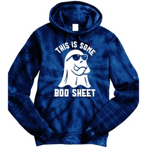 Cute This Is Some Boo Sheet Halloween Funny Ghost Gift Tie Dye Hoodie