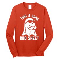 Cute This Is Some Boo Sheet Halloween Funny Ghost Gift Long Sleeve Shirt